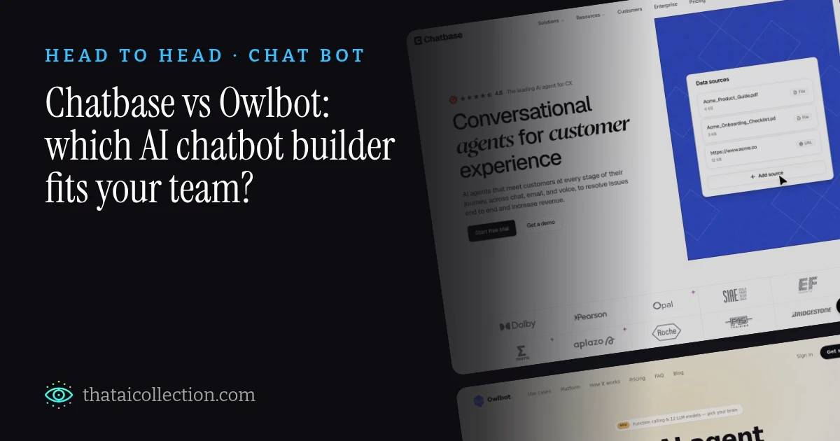 Chatbase vs Owlbot : quel constructeur de chatbot IA convient à votre équipe ? thumbnail