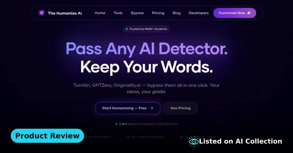 The Humanize Ai Pro — AI humanizer and detector bypass thumbnail