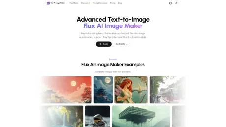 Advanced Text-to-Image Flux AI Image Maker screenshot