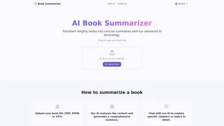 AI Book Summarizer screenshot