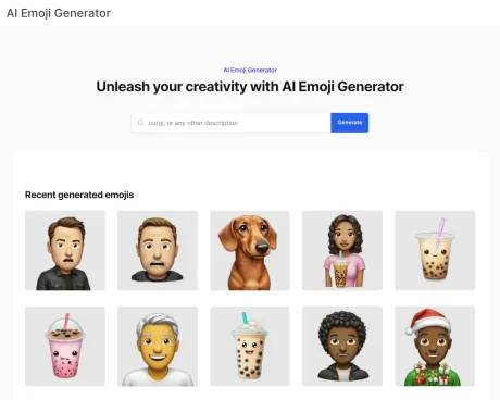 AI Emoji Generator screenshot