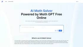 AI Math Solver Powered by Math GPT Free Online screenshot