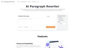 AI Paragraph Rewriter screenshot