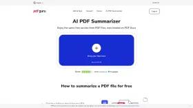 AI PDF Summarizer by PDF Guru screenshot