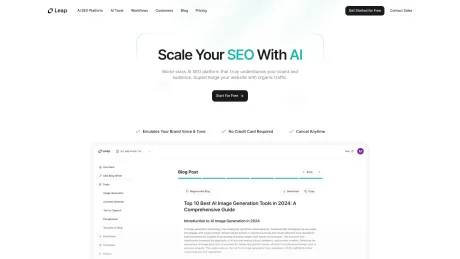 AI SEO by Leap AI screenshot