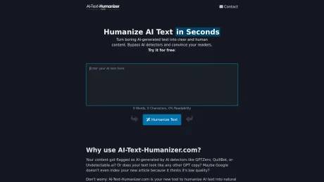 AI-Text-Humanizer screenshot