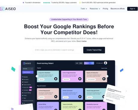 AISEO screenshot