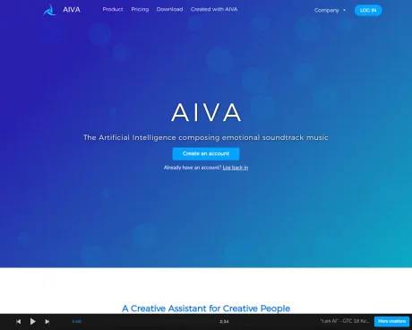 Aiva screenshot
