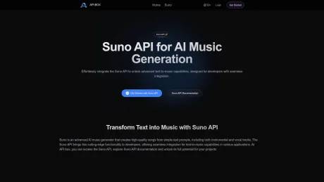 API.box: Suno API for AI Music Generation (Unofficial) screenshot