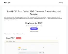 Bard PDF Today screenshot