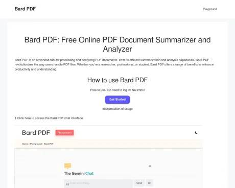 Bard PDF Today screenshot