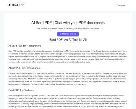 Bard PDF screenshot