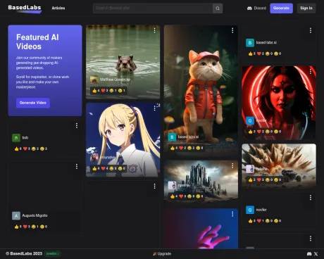 Based Labs AI screenshot