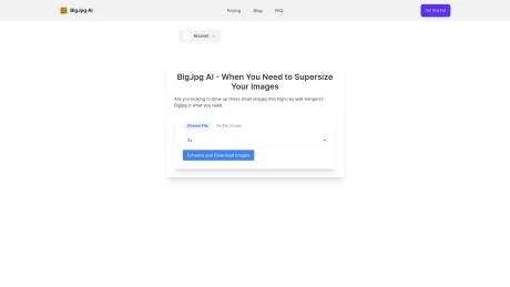 BigJPG AI screenshot