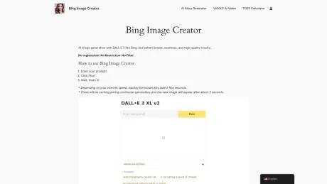 Bing Image Creator Free screenshot