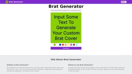 Brat Generator screenshot