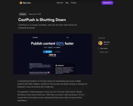 CastPush screenshot