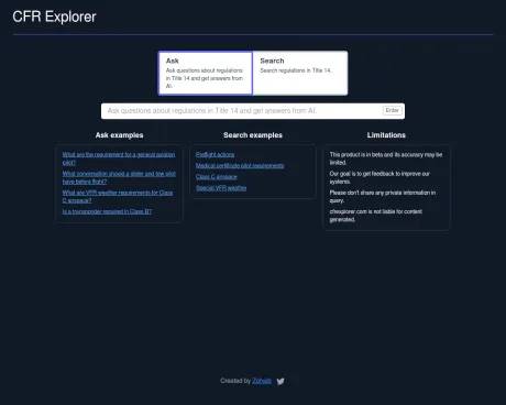 CFRexplorer screenshot