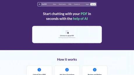 Chat-pdf.net screenshot