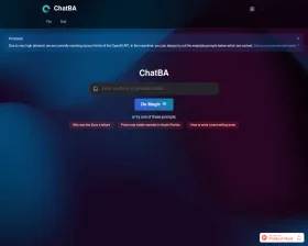 ChatBA screenshot