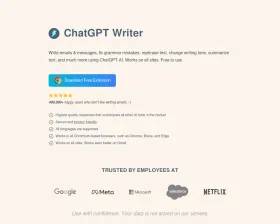 ChatGPT Writer screenshot