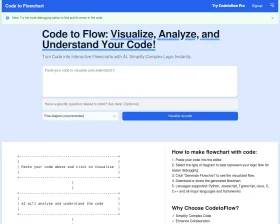 Code to Flow screenshot
