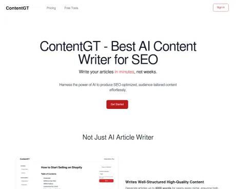 ContentGT screenshot