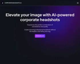 Corporate Headshots AI screenshot