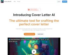 Cover Letter AI screenshot