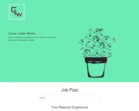 Coverletterwrite screenshot