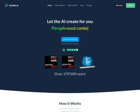 Creator AI screenshot