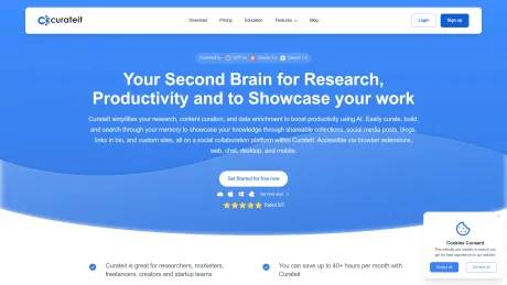 Curateit screenshot