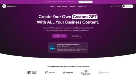 CustomGPT screenshot