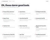 Damn Good Tools screenshot