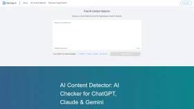 Decopy AI Content Detector screenshot