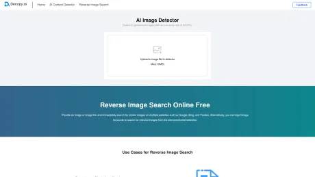 Decopy AI Image Detector screenshot