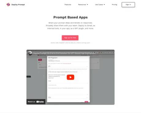 Deploy Prompt screenshot