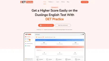 DET Practice screenshot