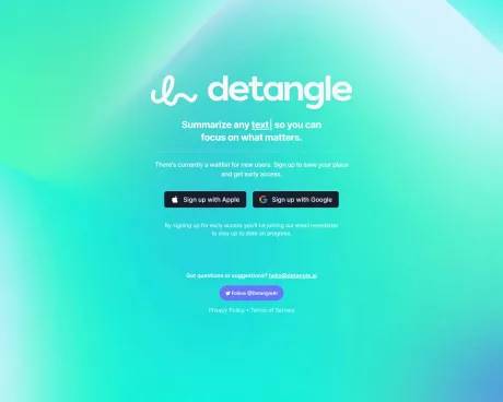 DetangleAI screenshot