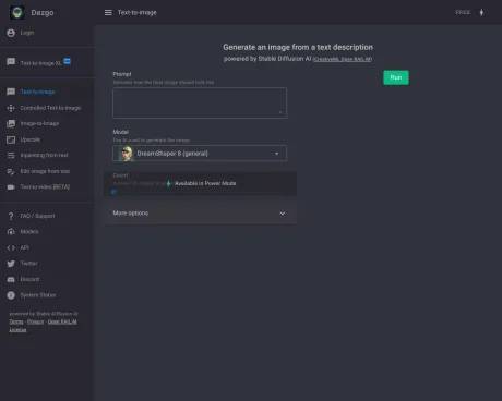 Dezgo screenshot