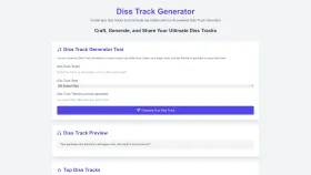 Diss Track Generator screenshot