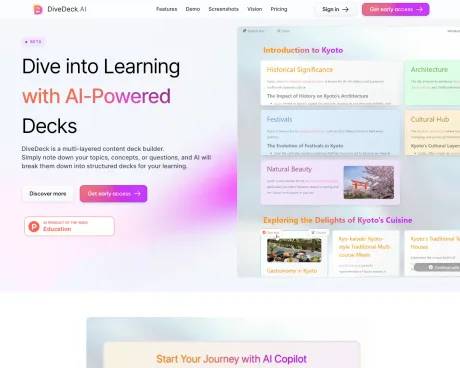 DiveDeck AI screenshot