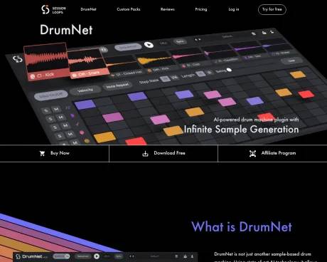 DrumNet screenshot