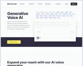 ElevenLabs screenshot