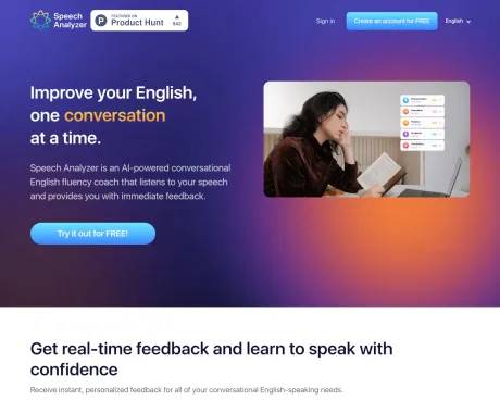 ELSA SPEECH ANALYZER screenshot