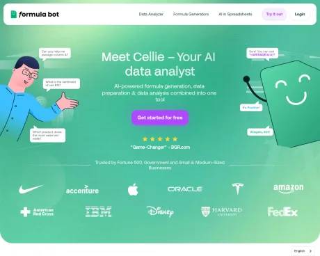 Excelformulabot screenshot
