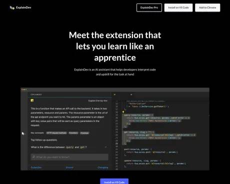 ExplainDev screenshot