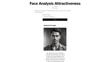 Face Analysis Attractiveness screenshot