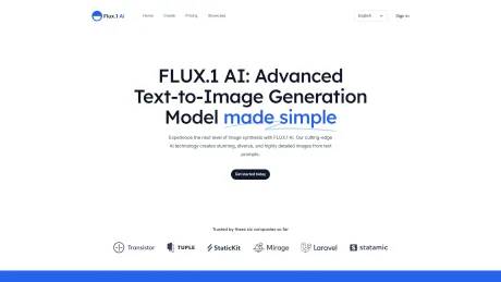 FLUX.1 AI: Advanced Text-to-Image Generation Model screenshot