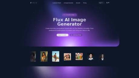Flux custom image Generator screenshot